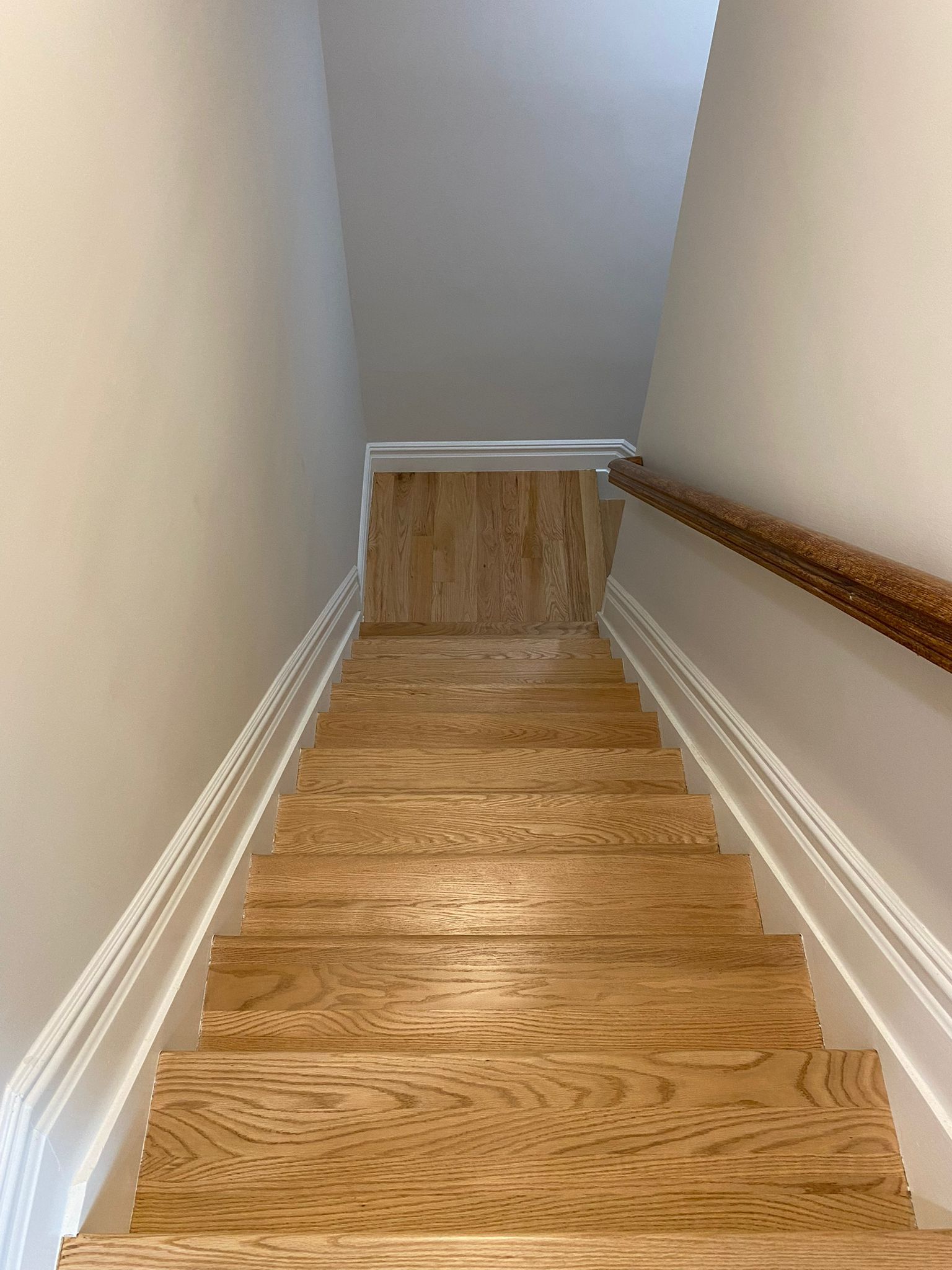 Restored wood floor